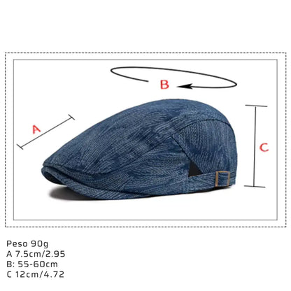 Boina Masculina Denim