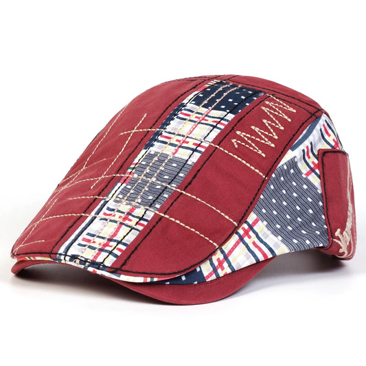 Boina Masculina Estampada Color Plaid