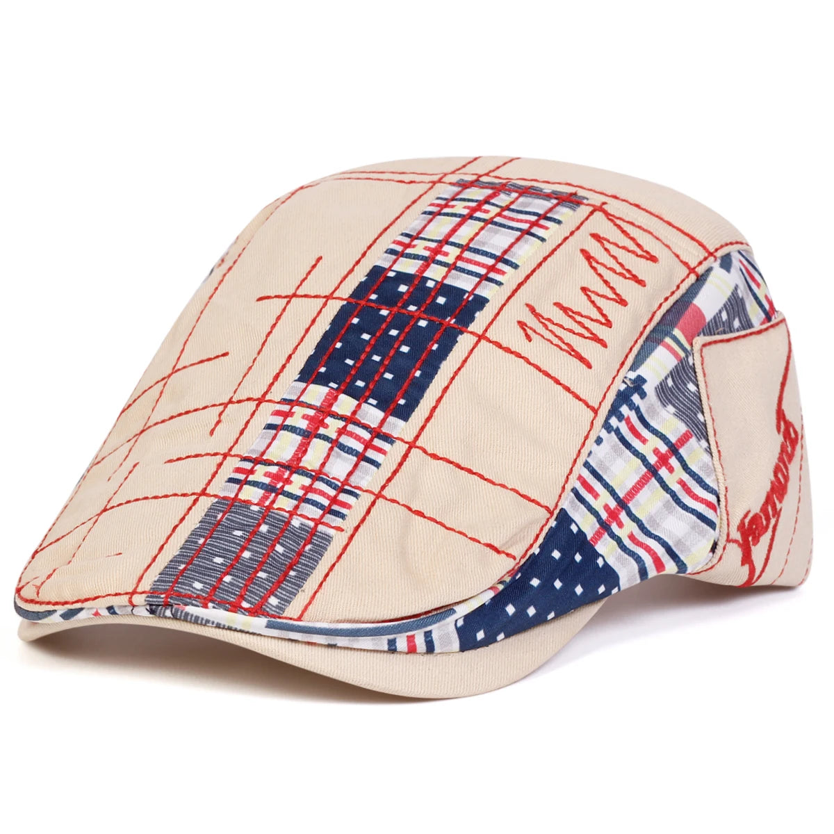 Boina Masculina Estampada Color Plaid