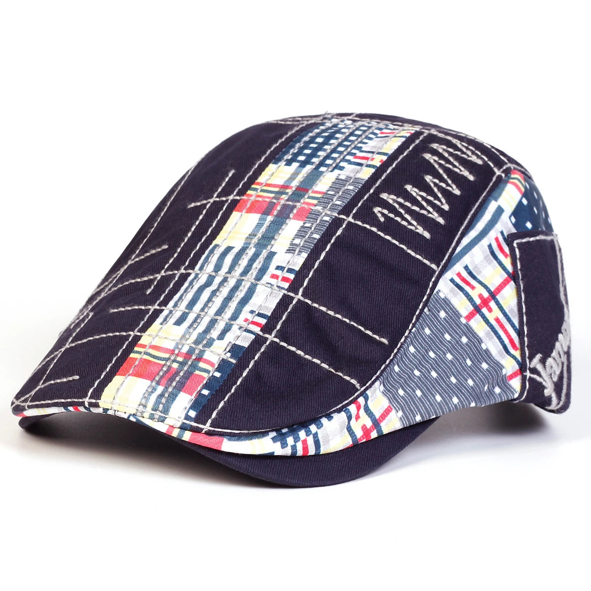 Boina Masculina Estampada Color Plaid