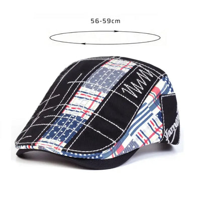 Boina Masculina Estampada Color Plaid