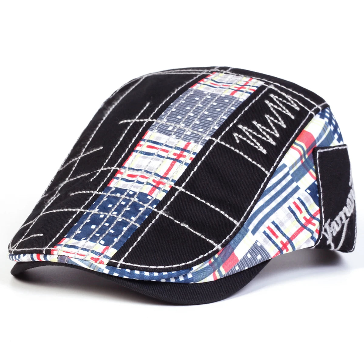 Boina Masculina Estampada Color Plaid