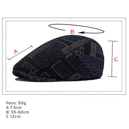 Boina Masculina Estampada Estilo Premium
