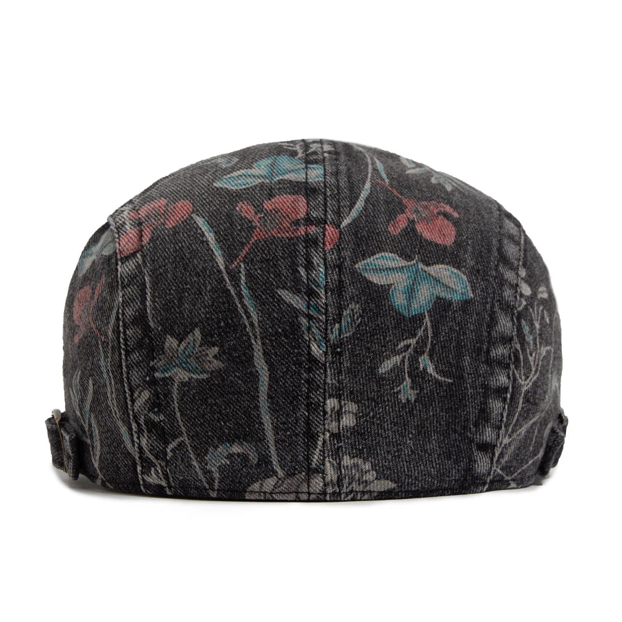 Boina Masculina Estampada Flowers