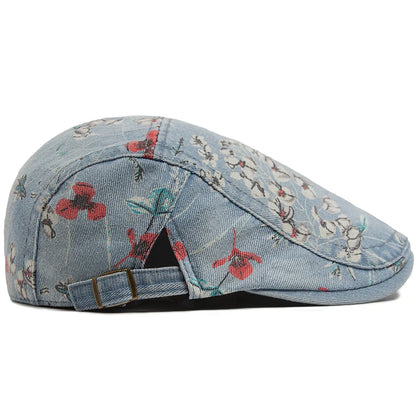 Boina Masculina Estampada Flowers