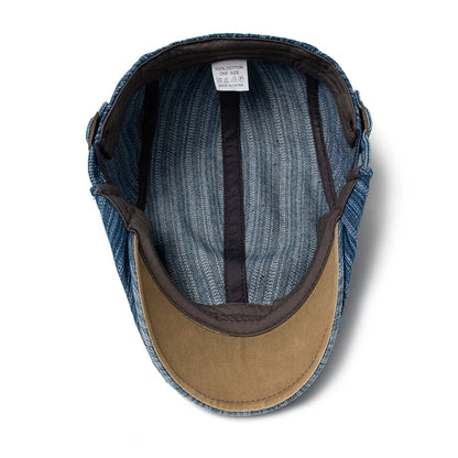 Boina Masculina Estilo Jeans Stripes