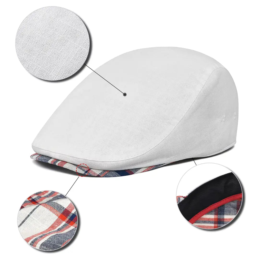 Boina Masculina Linen Cap