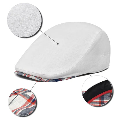 Boina Masculina Linen Cap