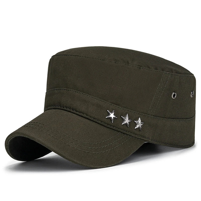 Boina Masculina Militar Stars