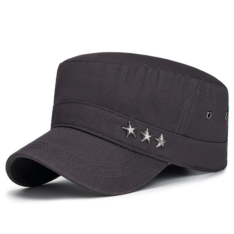 Boina Masculina Militar Stars