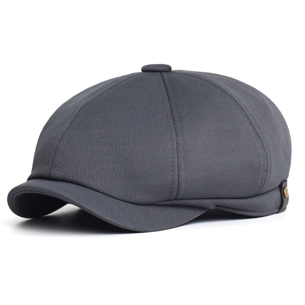 Boina Masculina Octagonal Lisa