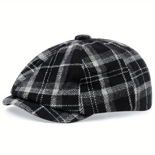 Boina Masculina Octagonal Newsboy