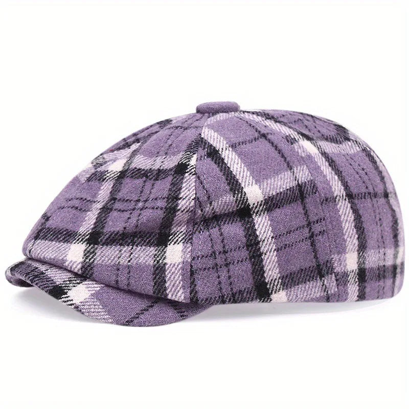 Boina Masculina Octagonal Newsboy