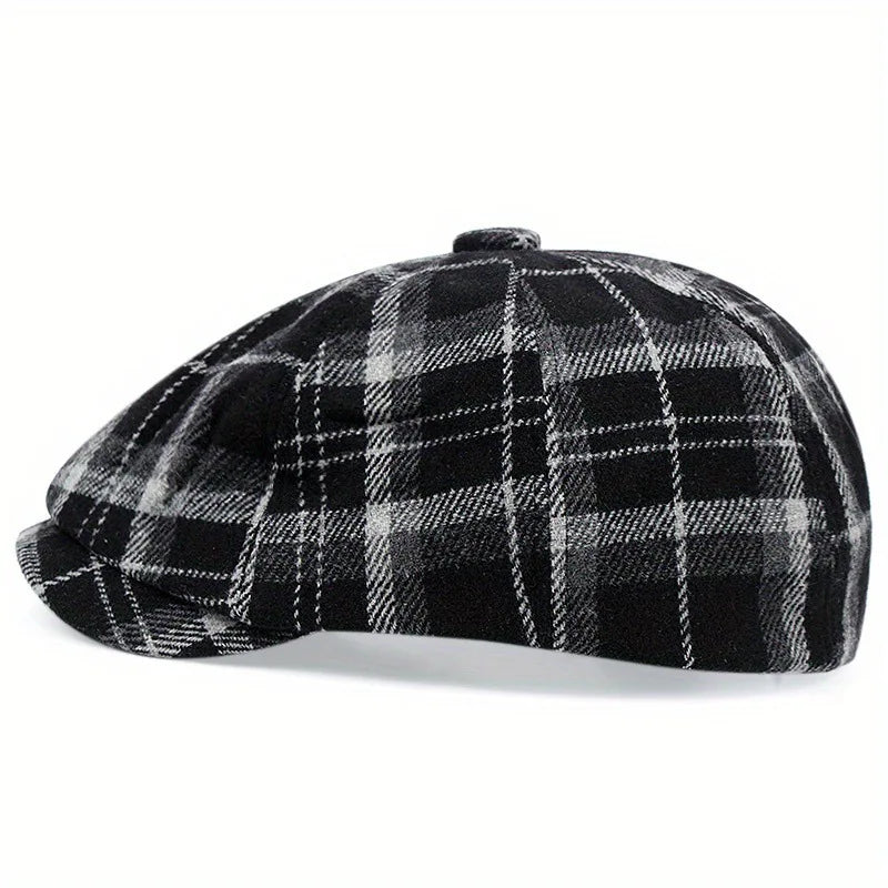 Boina Masculina Octagonal Newsboy