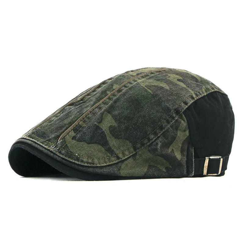 Boina Masculina Vintage Camuflada
