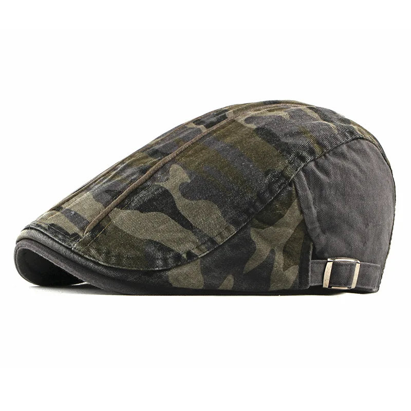 Boina Masculina Vintage Camuflada