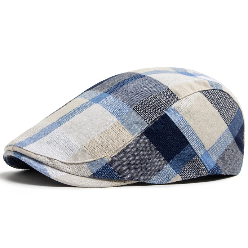 Boina Masculina Vintage Xadrez