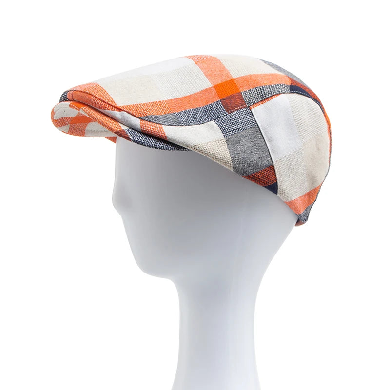 Boina Masculina Vintage Xadrez