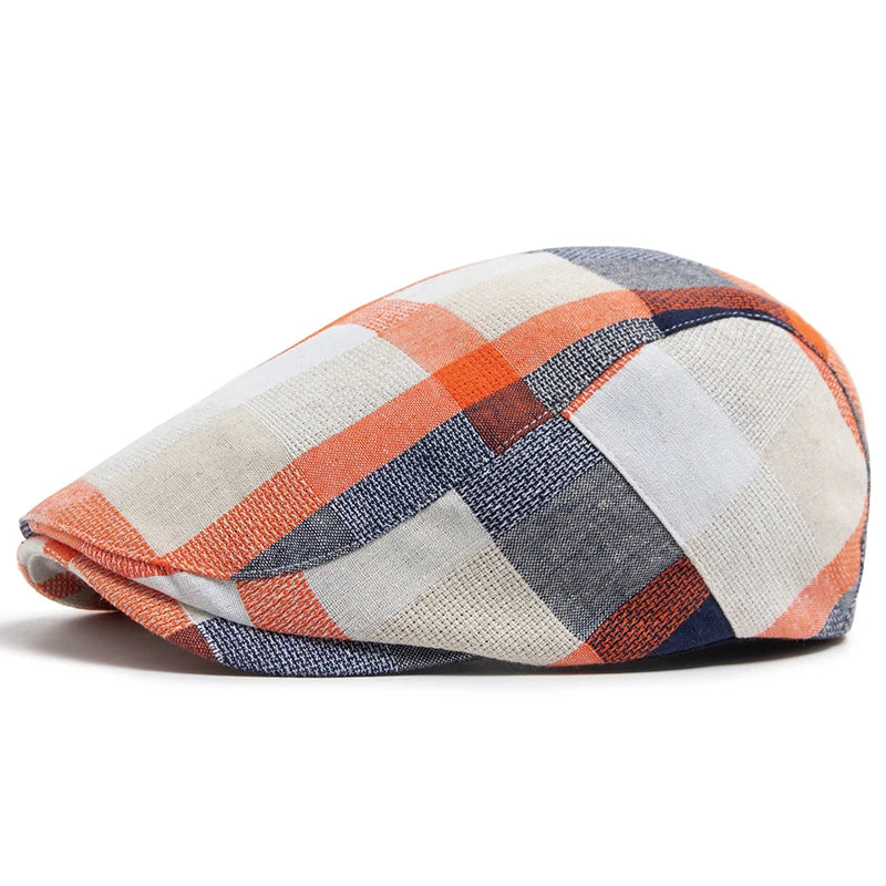Boina Masculina Vintage Xadrez