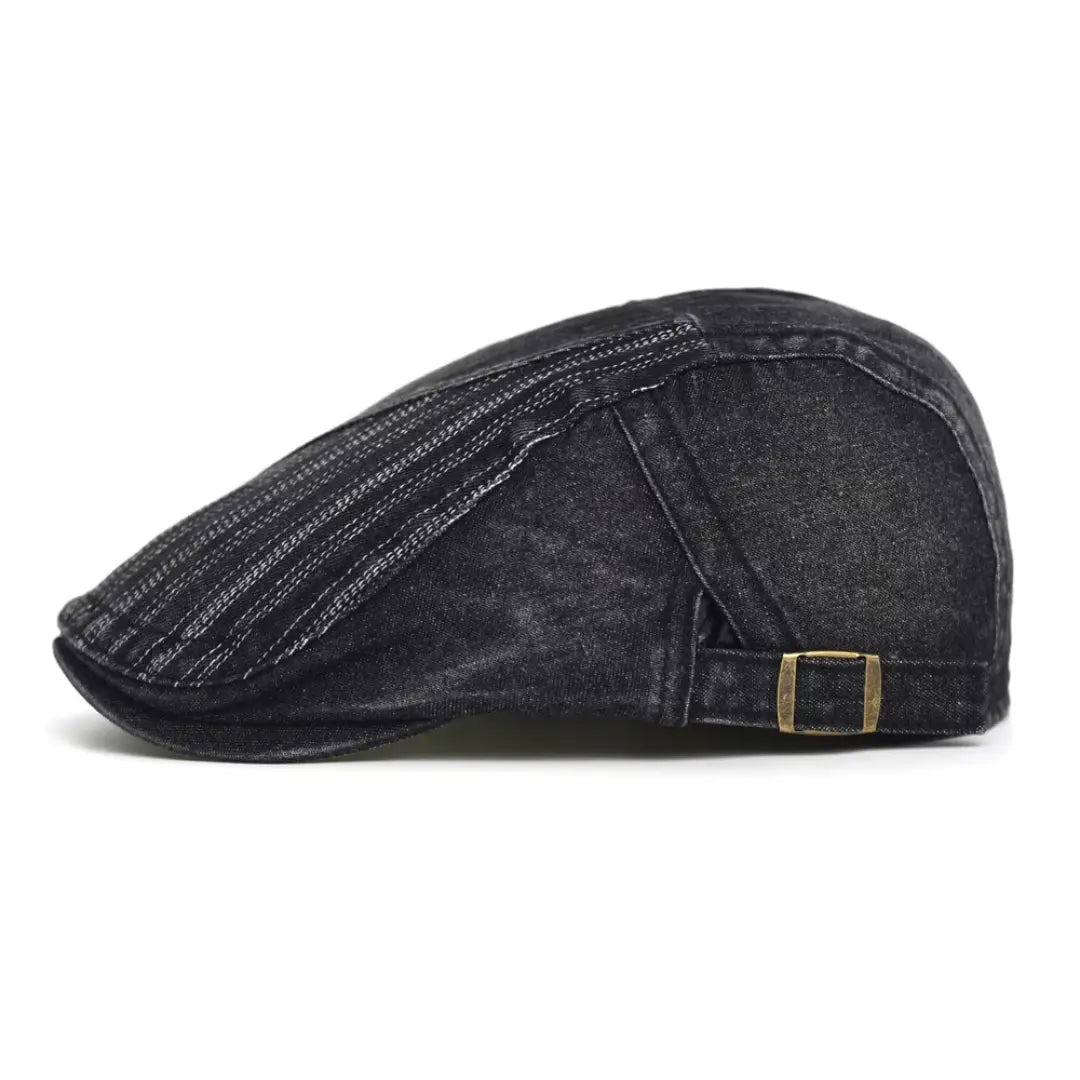 Boina Masculina Washed Jeans