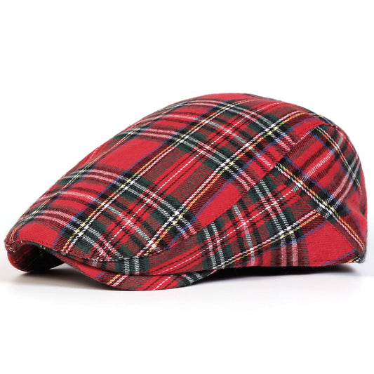 Boina Masculina Xadrez Grid