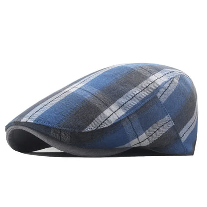 Boina Masculina Xadrez Peaked