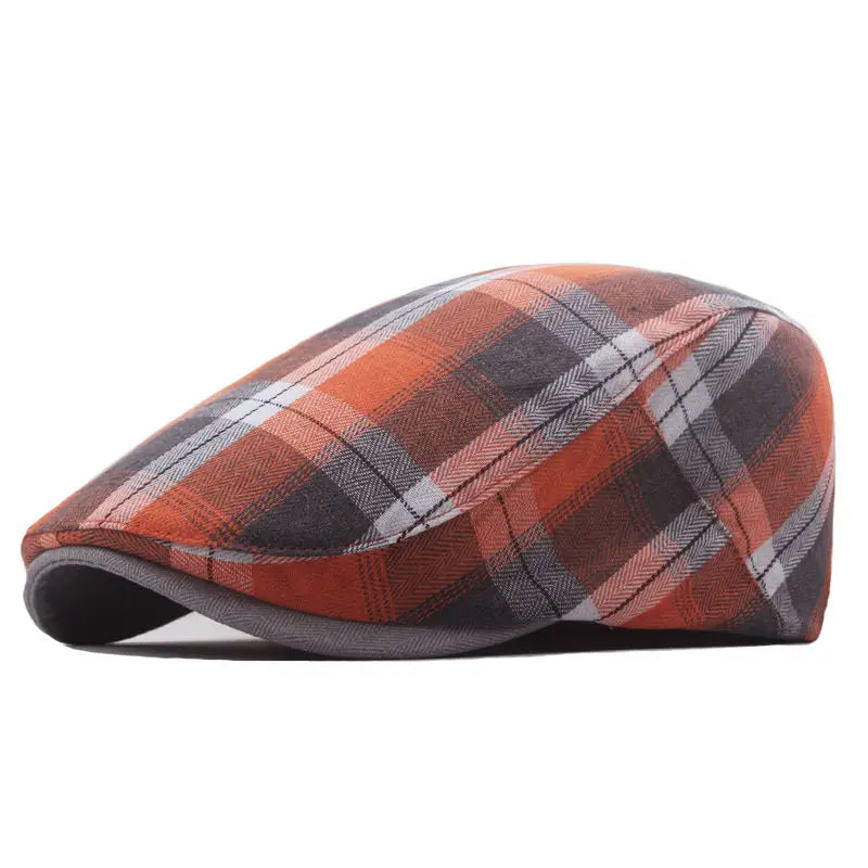 Boina Masculina Xadrez Peaked