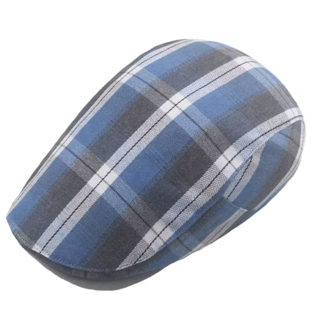 Boina Masculina Xadrez Peaked