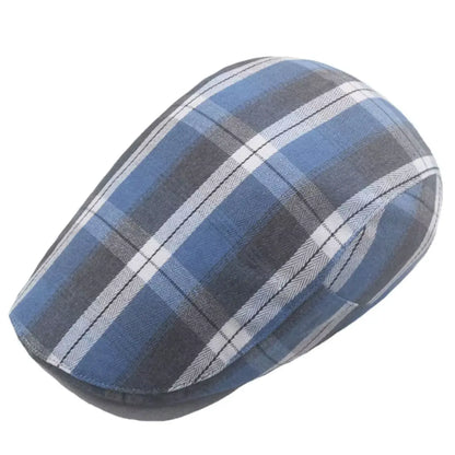 Boina Masculina Xadrez Peaked
