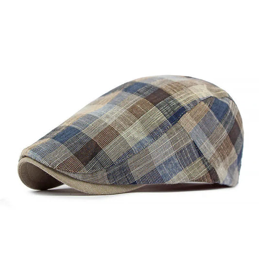 Boina Masculina Xadrez Print