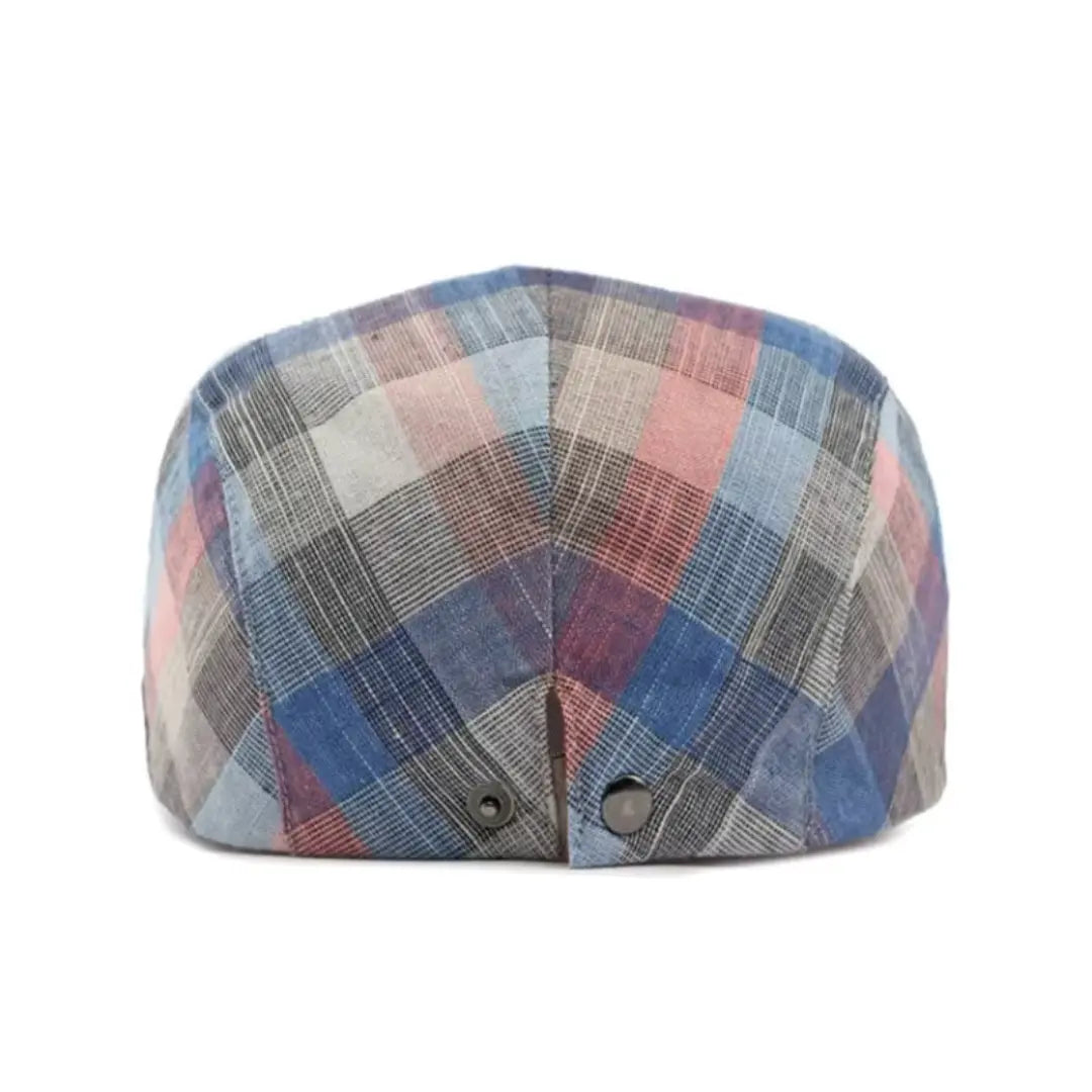 Boina Masculina Xadrez Print