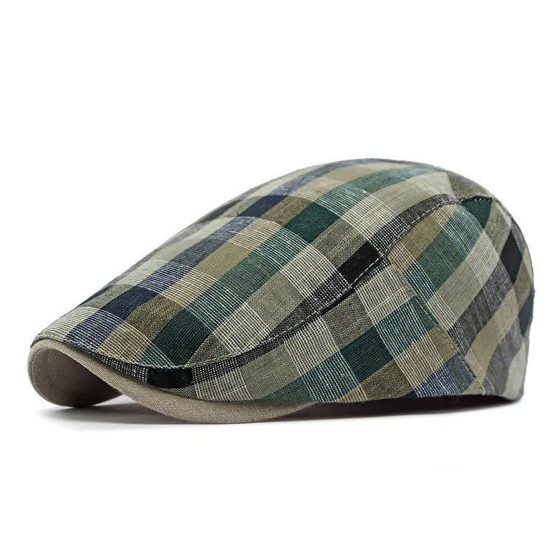 Boina Masculina Xadrez Print