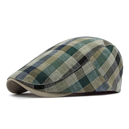 Boina Masculina Xadrez Print