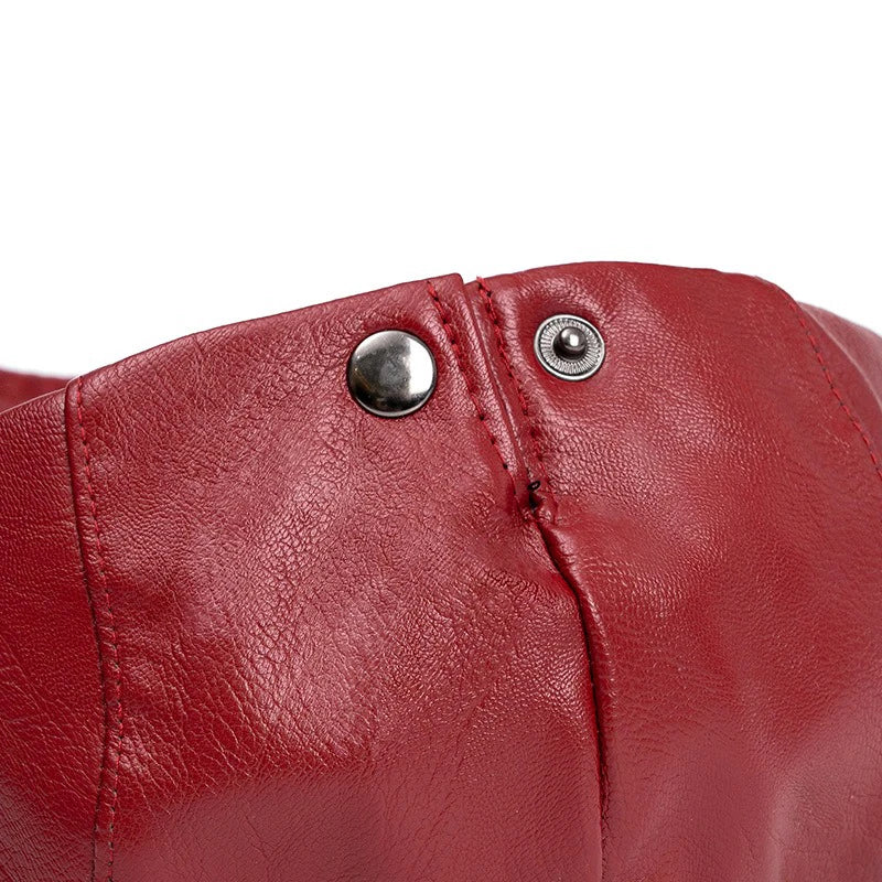 Boina Masculina em Couro Ecológico Simple