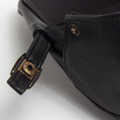 Boina Masculina em Couro Ecológico Warm
