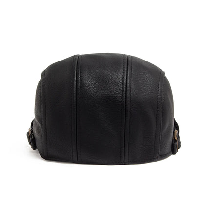 Boina Masculina em Couro Ecológico Warm