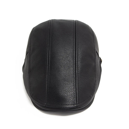 Boina Masculina em Couro Ecológico Warm