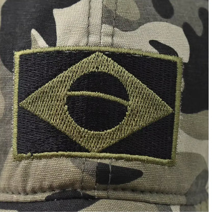 Boné Masculino Aba Curva Brasil
