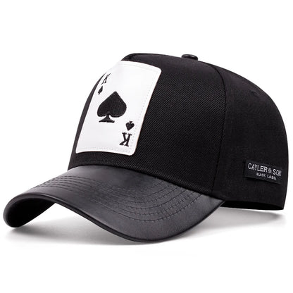 Boné Masculino Aba Curva Poker Pro