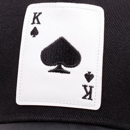 Boné Masculino Aba Curva Poker Pro