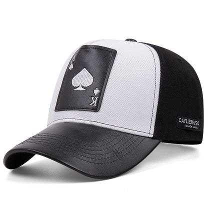 Boné Masculino Aba Curva Poker Pro