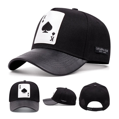 Boné Masculino Aba Curva Poker Pro