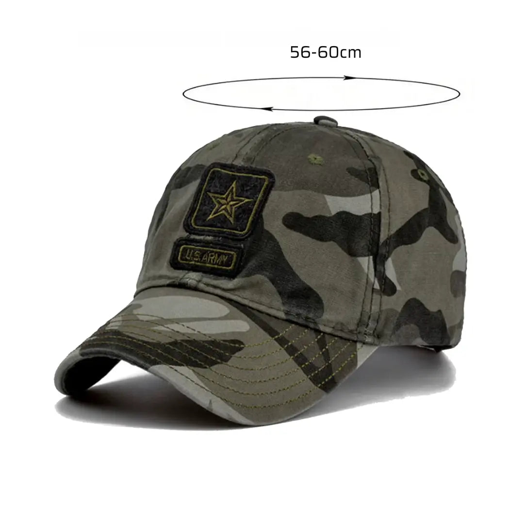 Boné Masculino Aba Curva Army Star