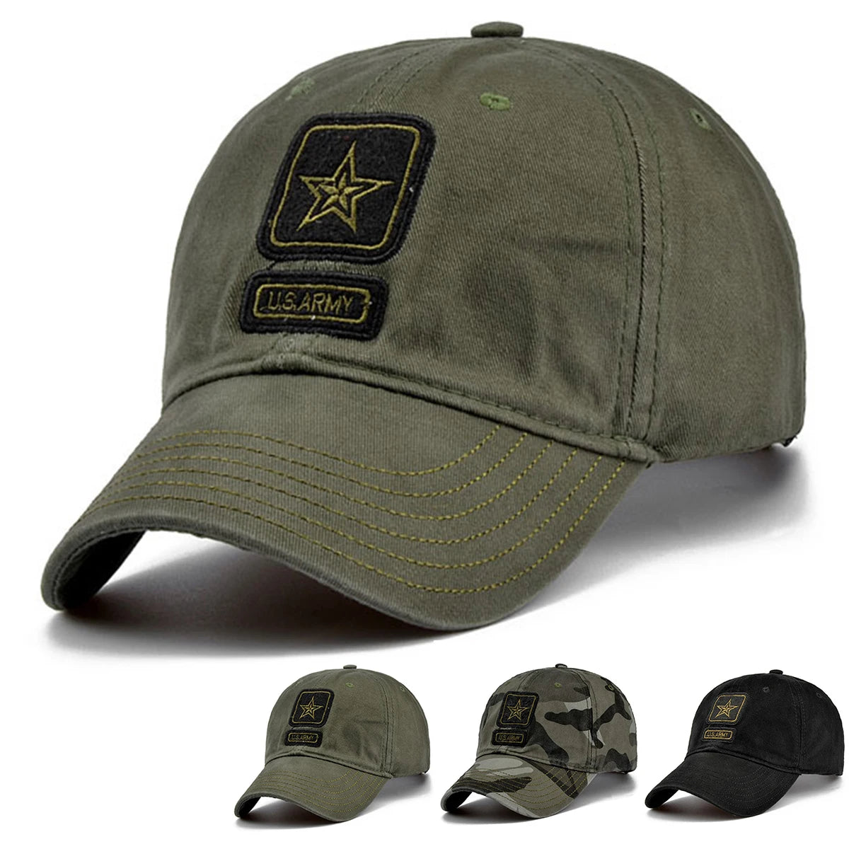 Boné Masculino Aba Curva Army Star