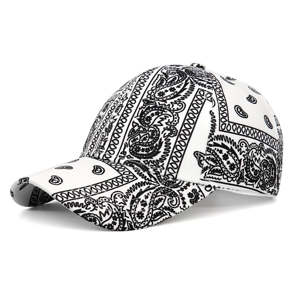 Boné Masculino Aba Curva Bandana