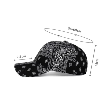 Boné Masculino Aba Curva Bandana