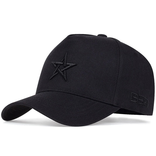 Boné Masculino Aba Curva Black Star