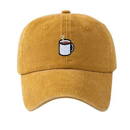 Boné Masculino Aba Curva Coffee