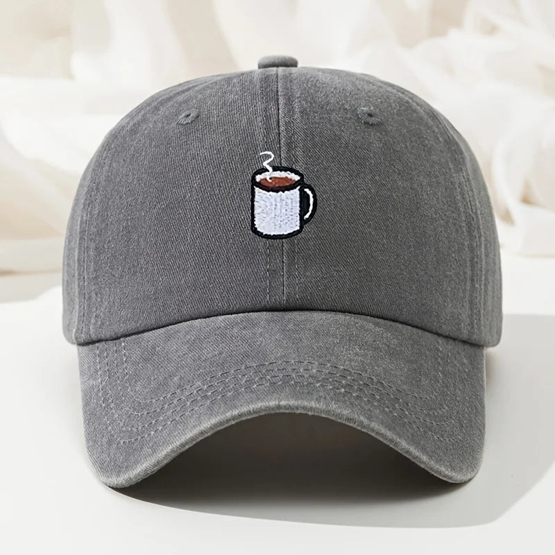 Boné Masculino Aba Curva Coffee