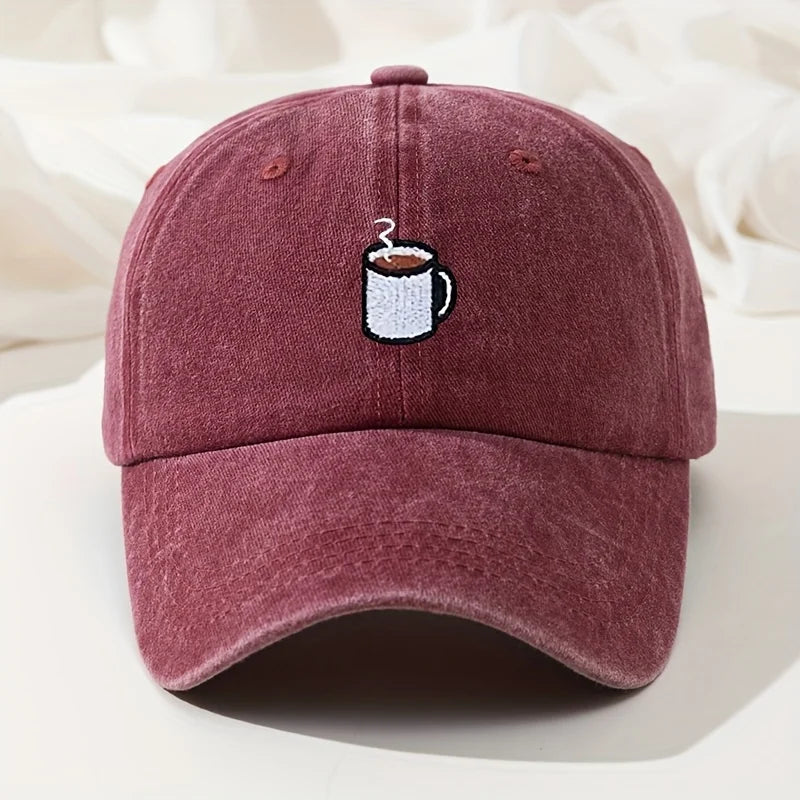 Boné Masculino Aba Curva Coffee